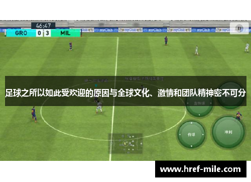 足球之所以如此受欢迎的原因与全球文化、激情和团队精神密不可分